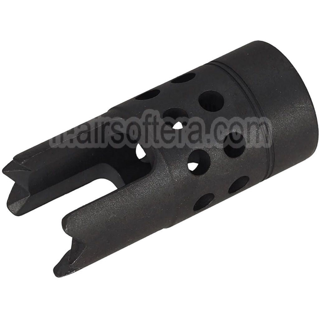 G&amp;P M4 Rebar Cutter Acier Cache-Flamme +14mm CW sens horaire Fileté Noir