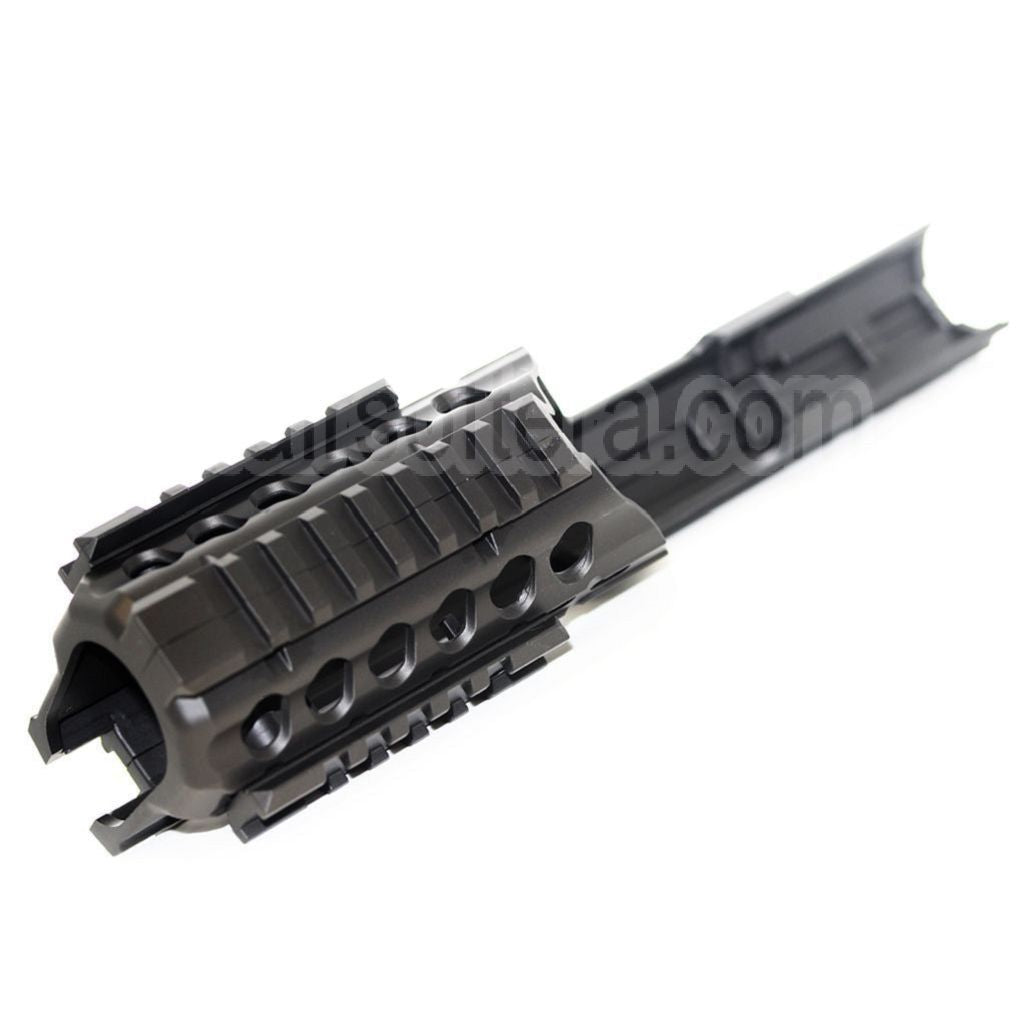 AirsoftEra Léger 250mm Rail de Garde-Main Convient pour Tokyo Marui MP5K / MP5K PDW Fusil Noir
