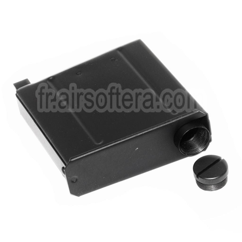 WELL 18 Billes Co2 Chargeur Convient pour AW338 G96 G96D Bolt Action Sniper Fusil Airsoft Noir