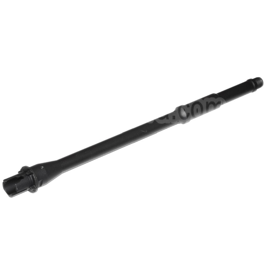 5KU 368mm 14.5 Pouces Aluminium Mid Longueur Canon Extérieur -14mm CCW sens antihoraire Convient pour M4 M16 Série AEG Fusil Airsoft Noir