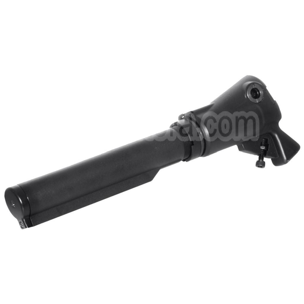 Golden Eagle Rétractable Gaz Tank Crosse Convient pour JG Jing Gong Golden Eagle Tokyo Marui M870 Shotgun Airsoft Noir