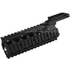 AirsoftEra 210mm Aluminum KAC Style RAS II Rail de Garde-Main Convient pour M4 M16 Série AEG Fusils Noir