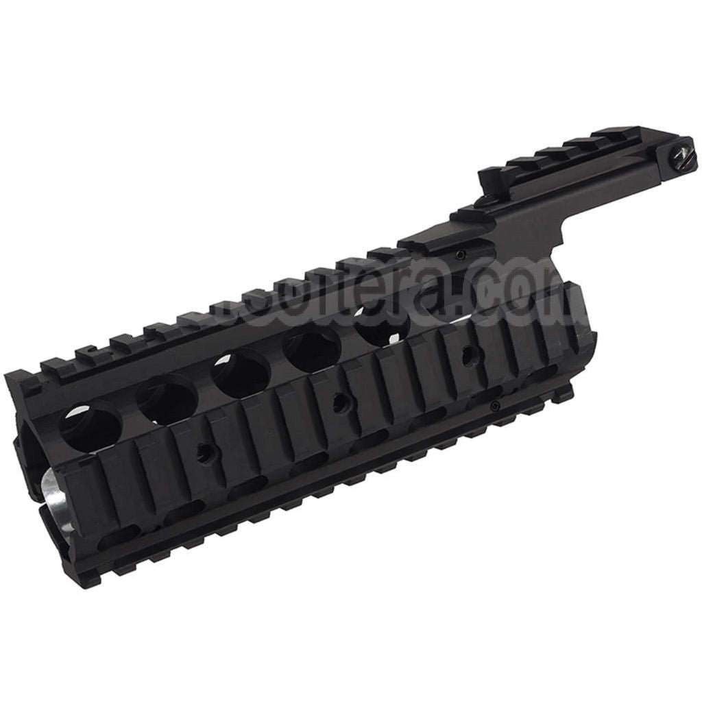 AirsoftEra 210mm Aluminium KAC Style RAS II Rail de Garde-Main Convient pour M4 M16 Série AEG Fusils Noir