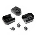 PTS 3 pièces Enhanced Pistolet Plaque Antichoc Chargeur Baseplate Convient pour KJW EMG Tokyo Marui Hi-Capa GBB Chargeur Noir