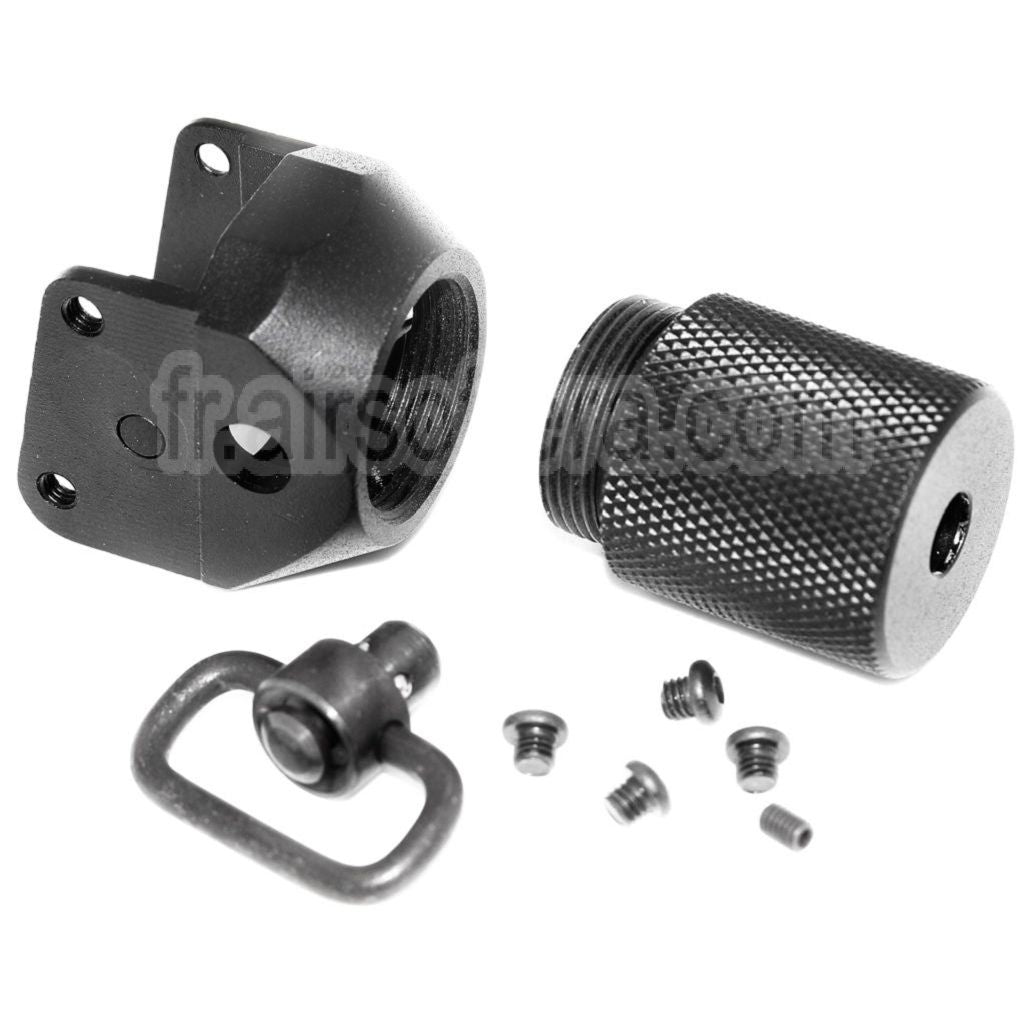 APS Quick Release Patriot Crosse Kit QD Adaptateur Convient pour APS ASK Série AK AEG Fusil Airsoft Noir
