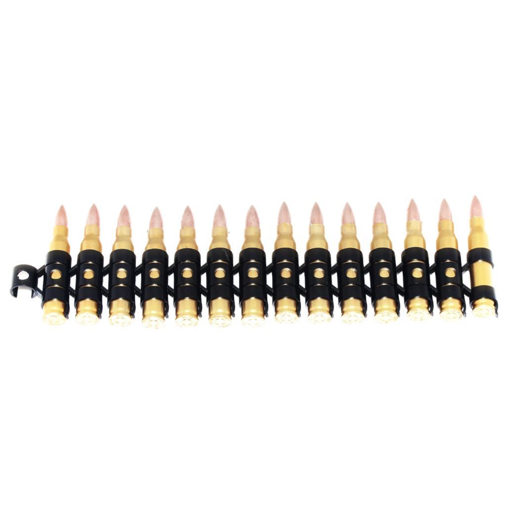 AirsoftEra 14 Pièces 5.56 Balle Factice Ceinture Plastique