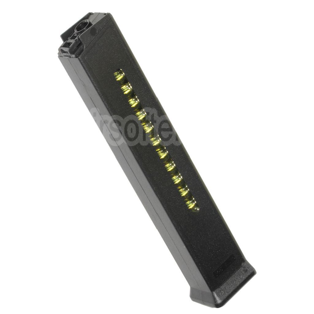 AirsoftEra 420 Billes Hi-Cap Chargeur avec écran factice Convient pour H&amp;K Umarex UMP Série AEG Fusil Noir