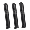 AirsoftEra 3pièces 11 Billes Chargeur Convient pour Well G295 Semi Auto Non-Blowback M11A1 CO2 SMG Fusil Noir
