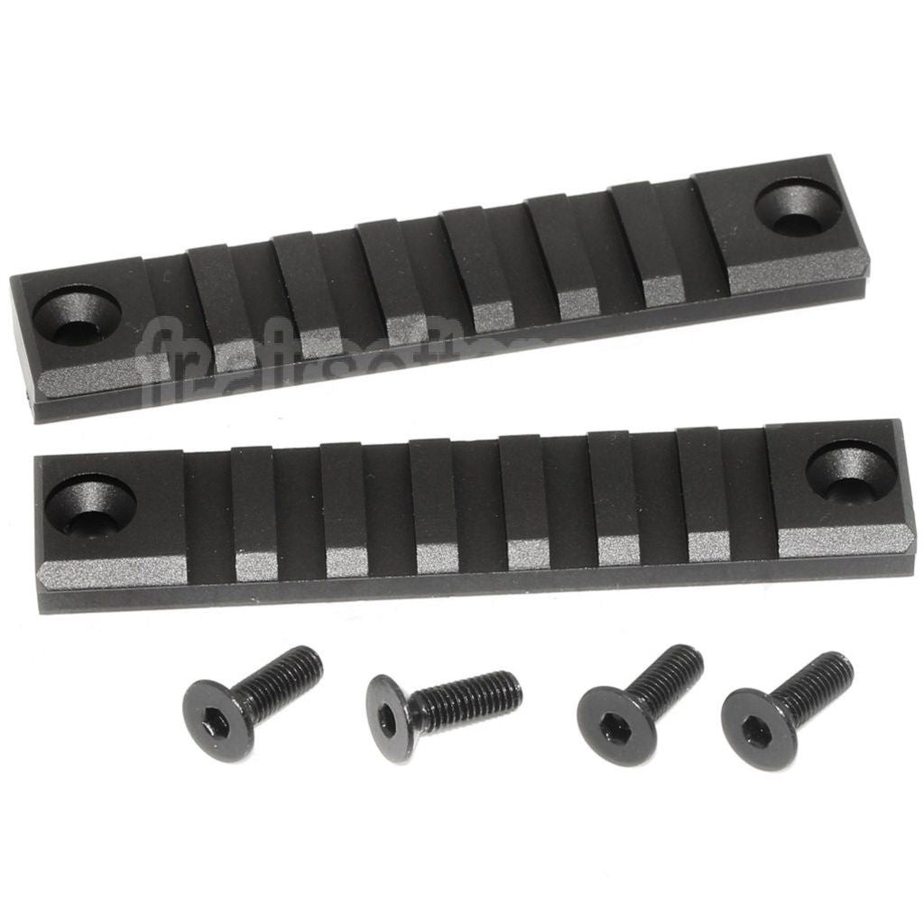 CYMA 2 pièces 20mm Picatinny Rail Section Set Convient pour Umarex MP7 Série AEG GBB Fusil Airsoft Noir