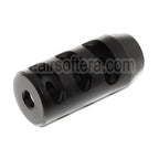 King Arms 68mm M700 Tactique Rond Frein de Bouche Convient pour -14mm CCW sens antihoraire Canon Fusil Airsoft Noir