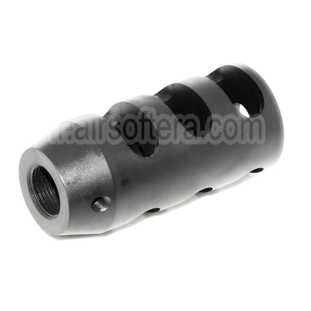 King Arms 68mm M700 Tactique Rond Frein de Bouche Convient pour -14mm CCW sens antihoraire Canon Fusil Airsoft Noir