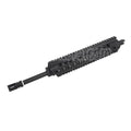 E&amp;C Aluminium SR15 RAS Rail de Garde-Main Avant Ensemble avec 16 Pouces Extérieur Canon Convient pour M4 M16 Série AEG Fusils Airsoft Noir