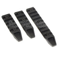 AirsoftEra Kit de rails Keymod UXR4 3 pièces 115 mm/75 mm/75 mm Noir