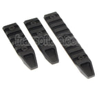 AirsoftEra Kit de rails Keymod UXR4 3 pièces 115 mm/75 mm/75 mm Noir