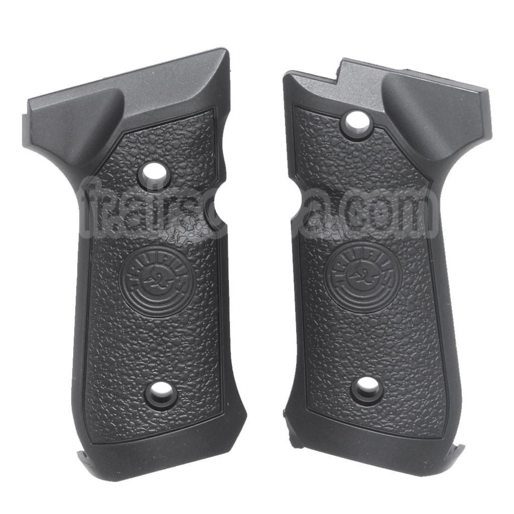 DOUBLE BELL M9 Poignée Couvre Convient pour DOUBLE BELL WE(WE-TECH) WA Tokyo Marui M9 M92 GBB Pistolet Airsoft Noir