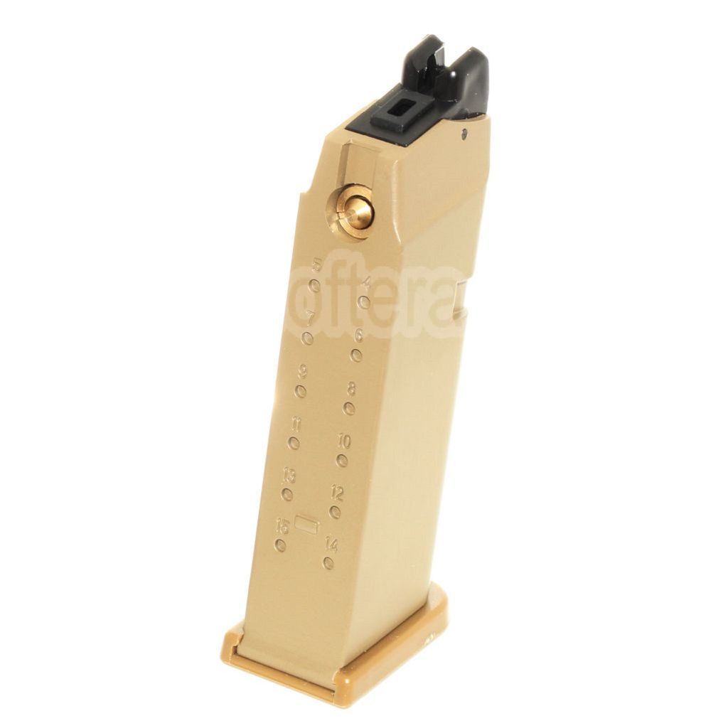 AirsoftEra 20 Billes Gaz Chargeur Convient pour G19 G23 G26 Série GBB Pistolet