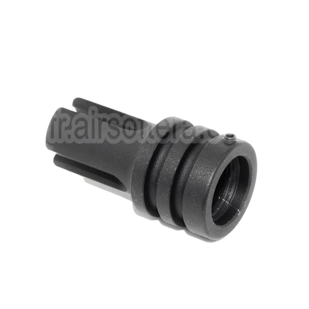 AirsoftEra 44mm AR15 601 Style Frein de Bouche Convient pour -14mm CCW sens antihoraire Canon Fusil Noir