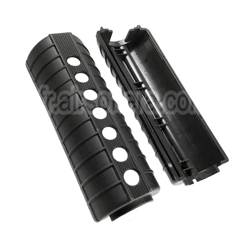 AirsoftEra 156mm M4A1 Style Plastique Garde-Main Convient pour CYMA E&amp;C Tokyo Marui M4 M16 Série AEG Fusil Noir