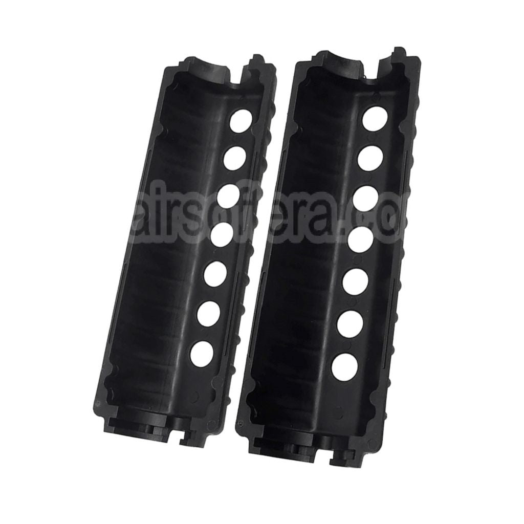 AirsoftEra 156mm Plastique Garde-Main Convient pour CYMA E&amp;C Tokyo Marui M4 M16 Série AEG Fusil Noir