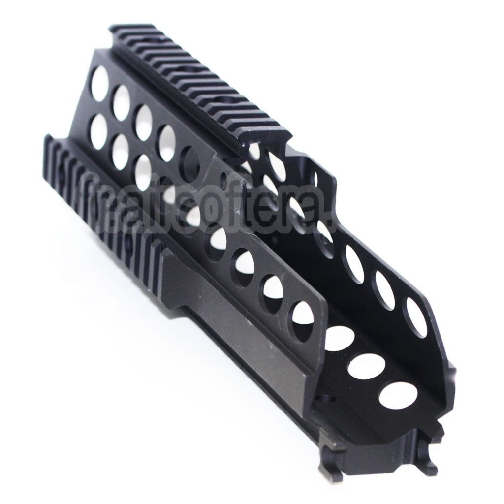AirsoftEra 272mm CNC Aluminum G36K RAS Rail de Garde-Main Convient pour Tokyo Marui Jing Gong JG CYMA Umarex G36 Série AEG Fusil Noir