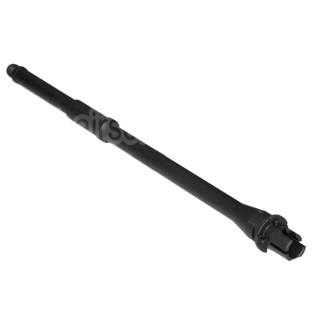 5KU 420mm 16 Pouces Aluminium Mid Longueur Canon Extérieur -14mm CCW sens antihoraire Convient pour M4 M16 Série AEG Fusil Airsoft Noir