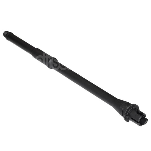 5KU 420mm 16 Pouces Aluminium Mid Longueur Canon Extérieur -14mm CCW sens antihoraire Convient pour M4 M16 Série AEG Fusil Airsoft Noir