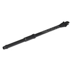 5KU 420mm 16 Pouces Aluminium Mid Longueur Canon Extérieur -14mm CCW sens antihoraire Convient pour M4 M16 Série AEG Fusil Airsoft Noir