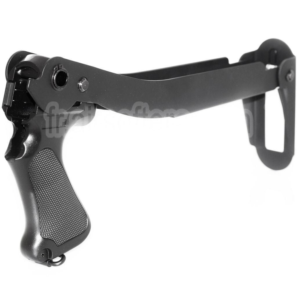 CYMA Métal Pliable Crosse avec Plastique Poignée Convient pour CYMA M870 Série Shotgun Airsoft Noir