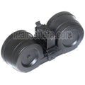BATTLEAXE 2500 Billes Chargeur Tambour Électrique C-Mag Convient pour G36 Série AEG Fusil Airsoft Noir