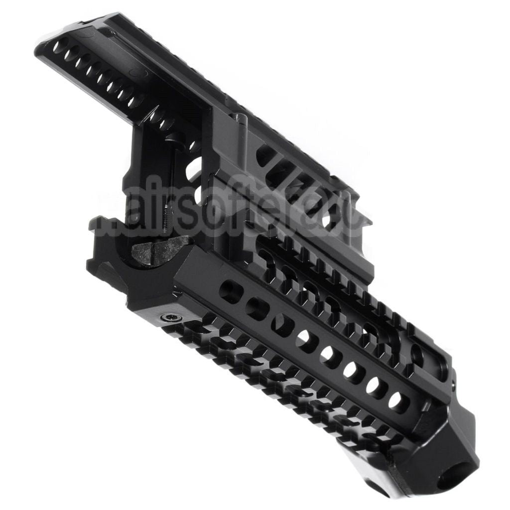CYMA X47 Aluminium Haut Bas RIS RAS Rail de Garde-Main Convient pour AK Série AEG Fusil Airsoft Noir