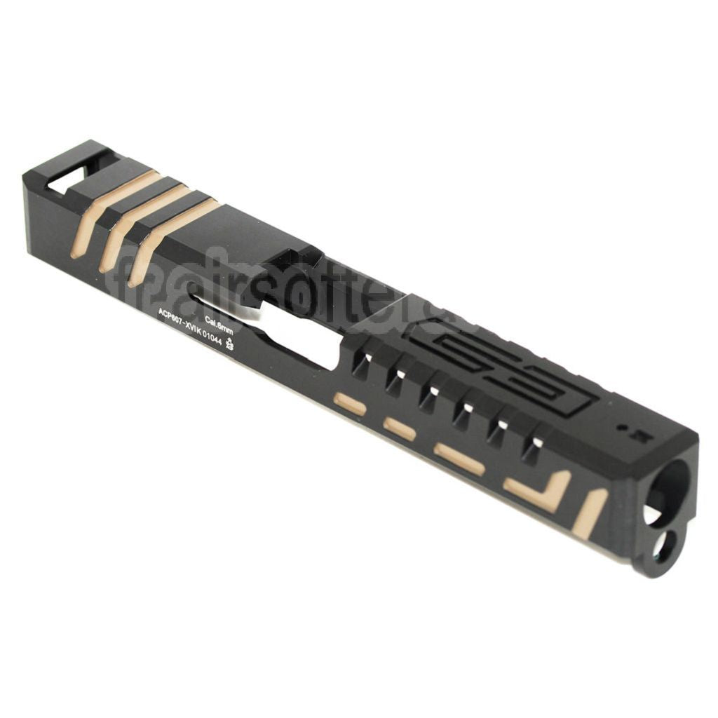 APS Aluminium SCORPION Glissière Convient pour APS ACP / Tokyo Marui G17 GBB Pistolet Airsoft