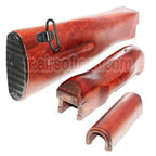 APS Garde-Main &amp; Crosse Wood Kit Convient pour APS Matrix D-Boys CYMA Golden Eagle JG Tokyo Marui AK74 Série AEG Fusil Airsoft