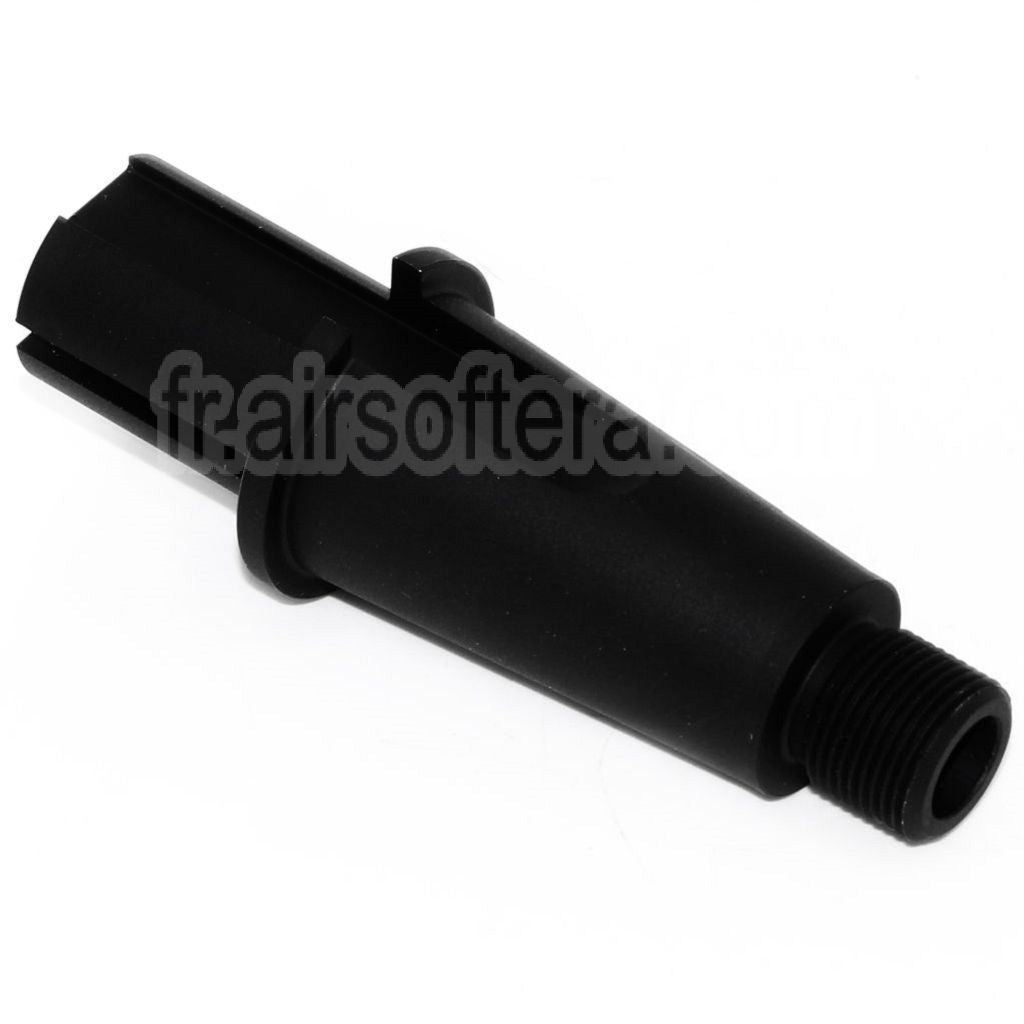 AirsoftEra 2.75/3.35 Pouces 71mm/85mm Aluminium Court Canon Extérieur Conjonction Tube -14mm CCW sens antihoraire AEG Fusil