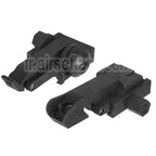 AirsoftEra Métal Mangone Rabattable Guidon Hausse Convient pour 20mm Picatinny Rail Fusil