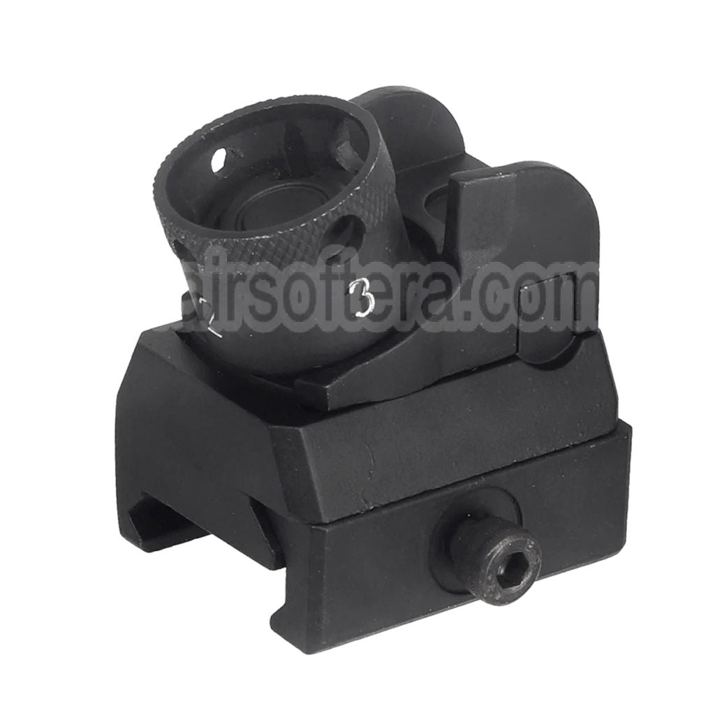 AirsoftEra Métal HK416 Combat Hausse Convient pour 20mm Picatinny Rail Fusil