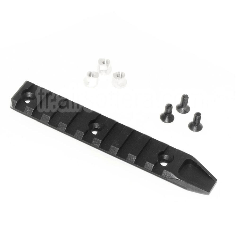 AirsoftEra 115mm 9-Slots Rail Panel Convient pour URX RAS Garde-Main System Noir