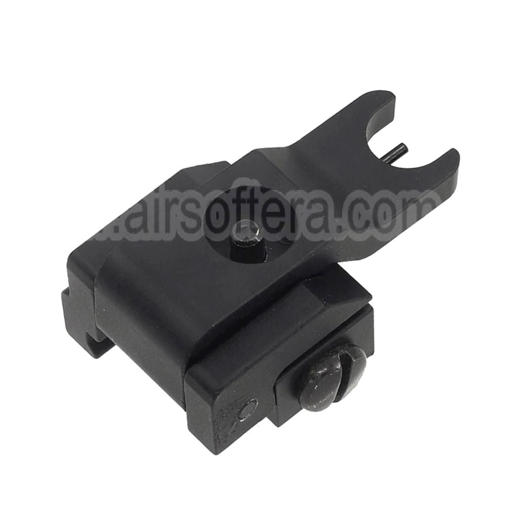 AirsoftEra Métal Alliage SR15 Guidon Rabattable Convient pour Fusil Picatinny Rail 20mm