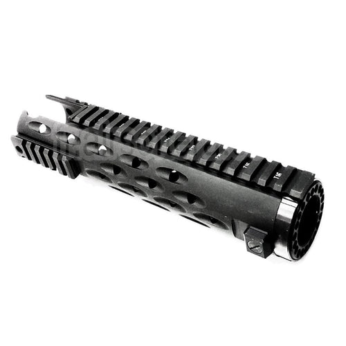 5KU 236mm TJ Competition Série Rail de Garde-Main (Carbine CUTOUT) Convient pour Tokyo Marui M4 M16 AEG Fusil Airsoft Noir