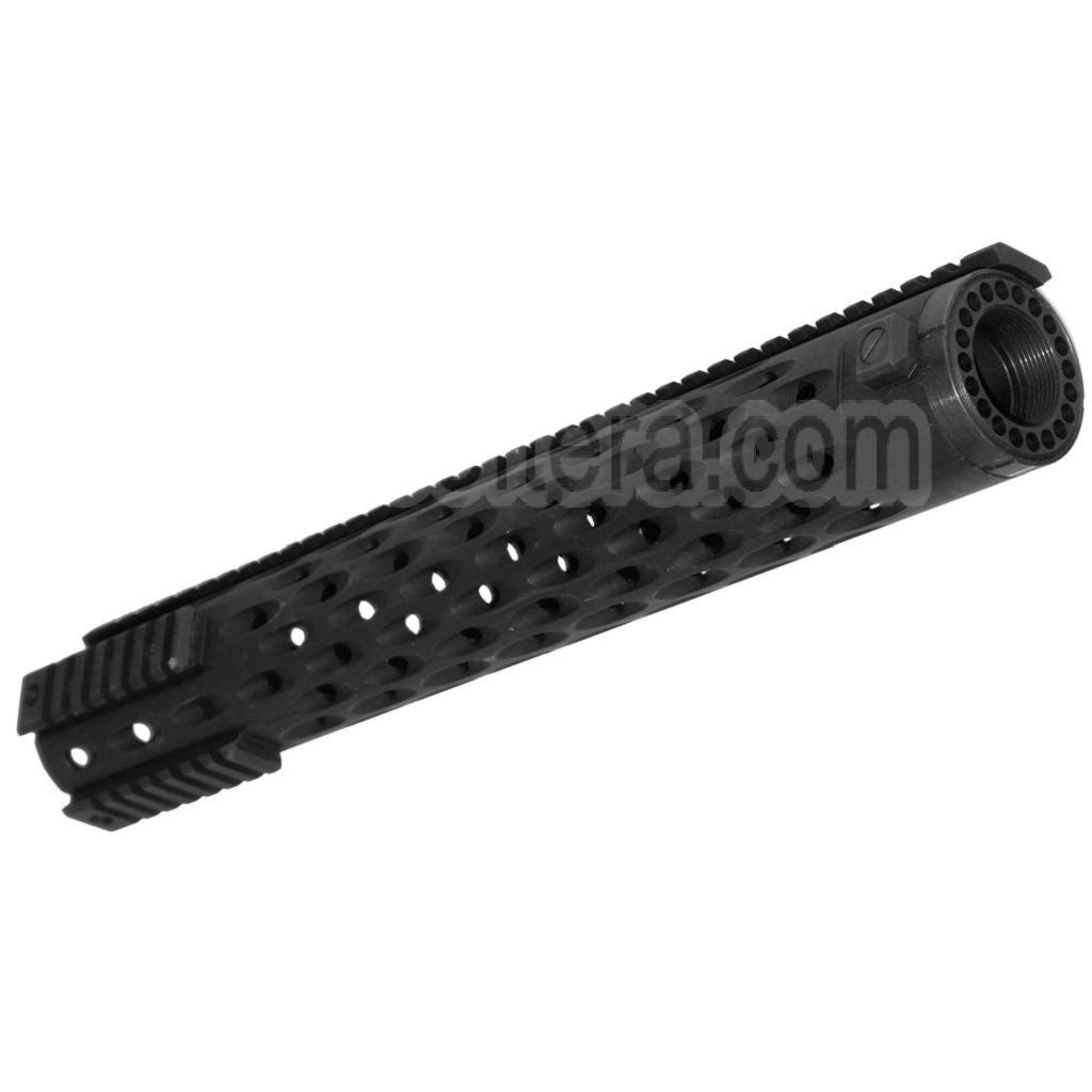 5KU 380mm TJ Competition Style Free Float Garde-Main 4-Side Rail System Convient pour M4 M16 Série AEG GBB Fusil Airsoft Noir