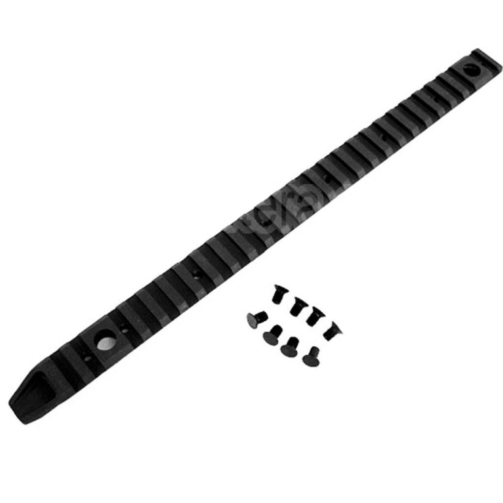 5KU 25 Slots Rail Panel Convient pour Keymod Garde-Main System Noir