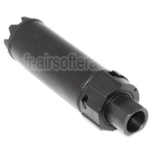 5KU Socom Mini Monster QD Silencieux avec Frein de Bouche Convient pour -14mm CCW sens antihoraire Canon Fusil Airsoft Noir
