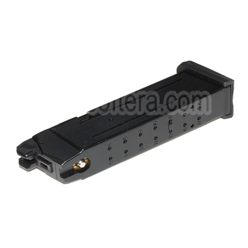 APS 23 Billes Top Gaz Turbo Chargeur Convient pour G17 G18C G34 G35 G-Série GBB Pistolet Airsoft Noir