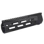 5KU 10.5 Pouces RAHG Tactique M-LOK Rail de Garde-Main Convient pour D-Boys CYMA WE(WE-TECH) VFC Umarex HK416 Série AEG GBB Fusils Airsoft Noir