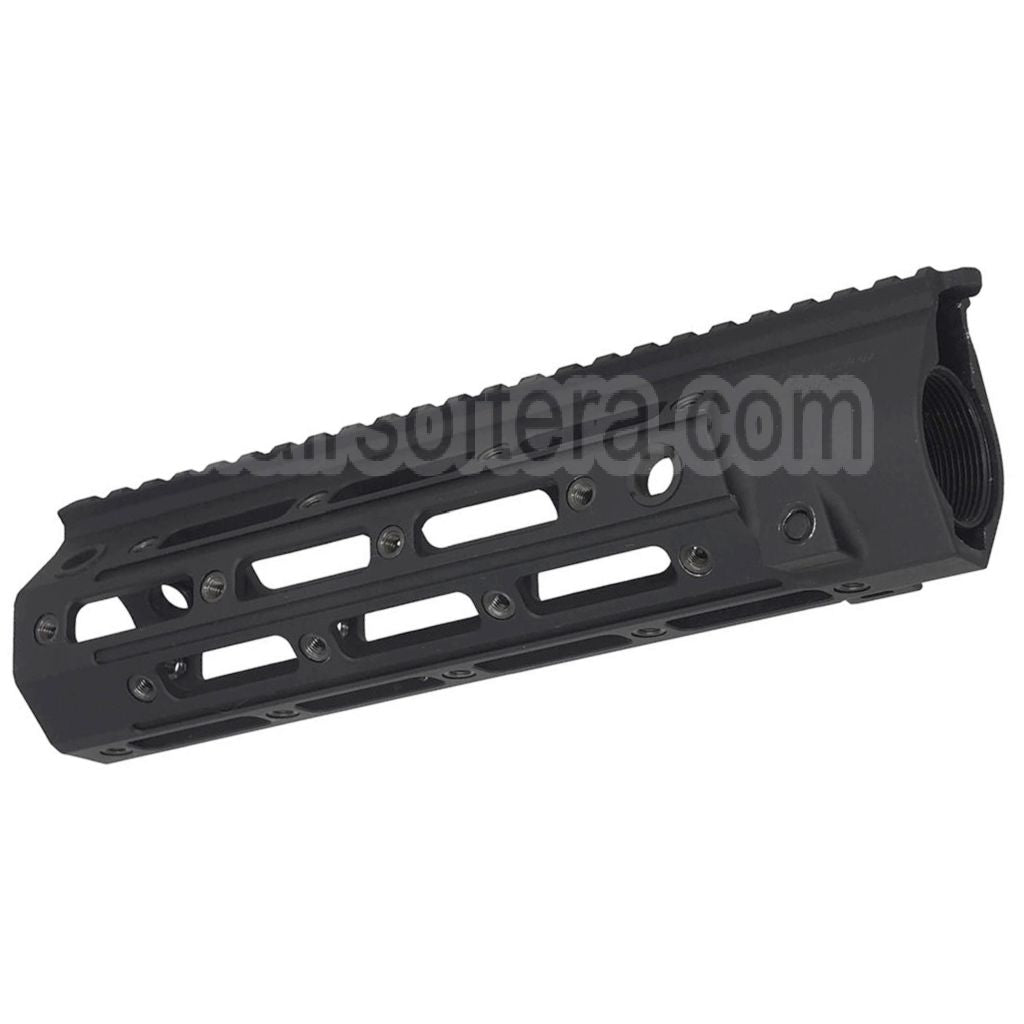 5KU 10.5 Pouces RAHG Tactique M-LOK Rail de Garde-Main Convient pour D-Boys CYMA WE(WE-TECH) VFC Umarex HK416 Série AEG GBB Fusils Airsoft Noir