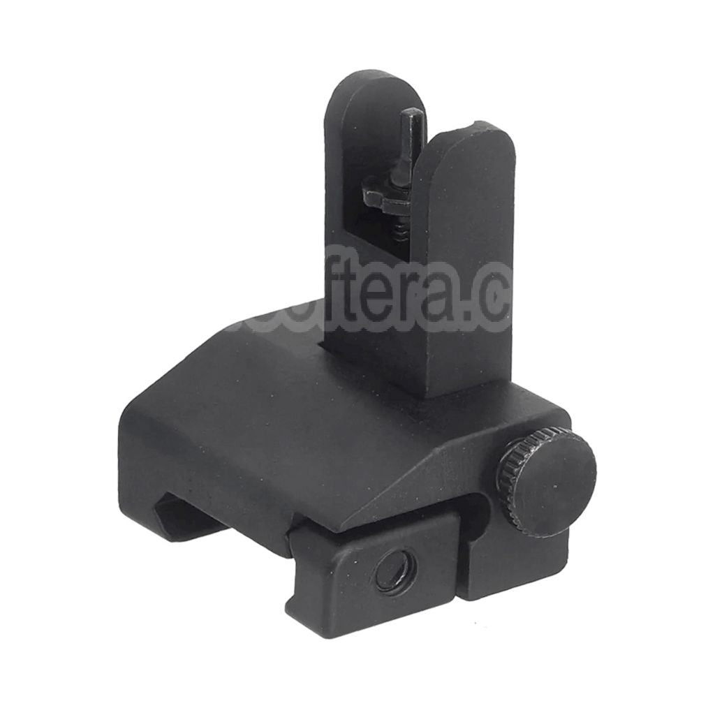 AirsoftEra Métal Alliage Guidon Rabattable Convient pour 20mm Picatinny Rail Fusil
