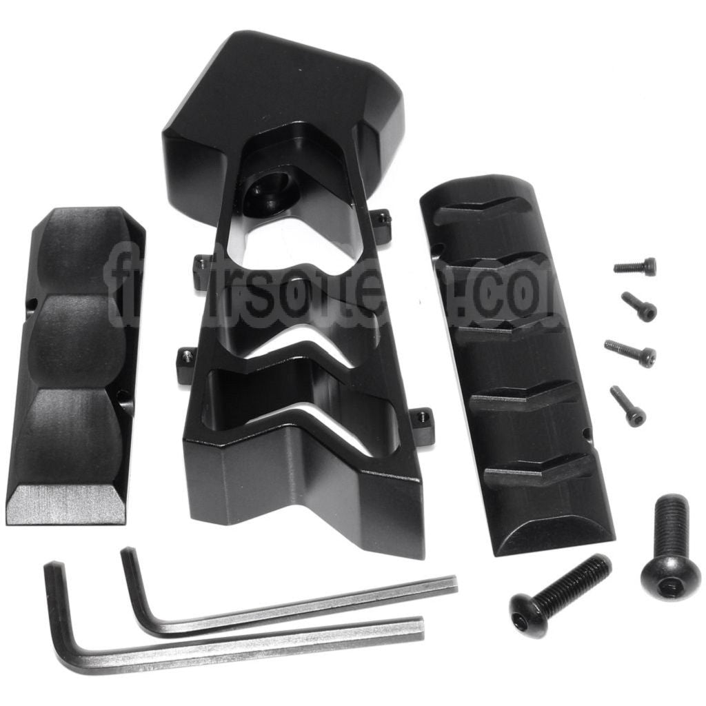 5KU CNC Aluminium MOD Poignée Convient pour WE VFC GHK Tokyo Marui WA M4 Série GBB Fusil Airsoft Noir