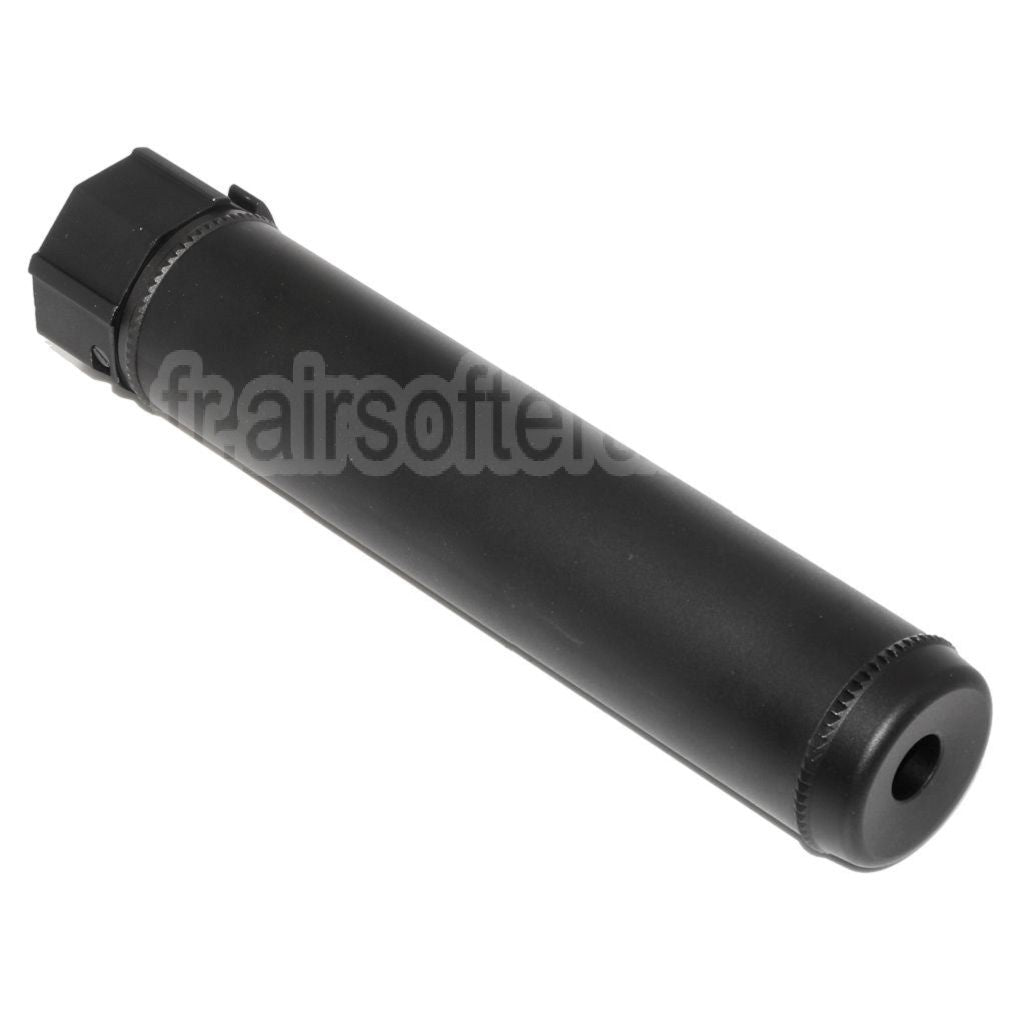 5KU 193mm SOCOM556 AR QD Silencieux A avec Frein de Bouche Convient pour -14mm CCW sens antihoraire Canon Fusil Airsoft Noir
