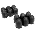 5KU 12pièces Remplacement Caoutchouc Bullet Greande Head Convient pour Cartouche Noir 40mm