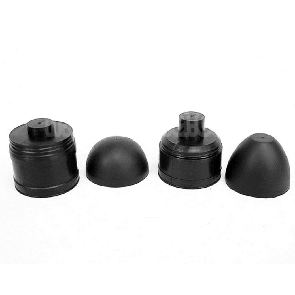 5KU 12pièces Remplacement Caoutchouc Bullet Greande Head Convient pour Cartouche Noir 40mm