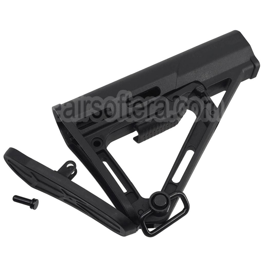 APS RS-3 Rétractable Crosse Convient pour M4 M16 Série AEG Fusils Airsoft Noir